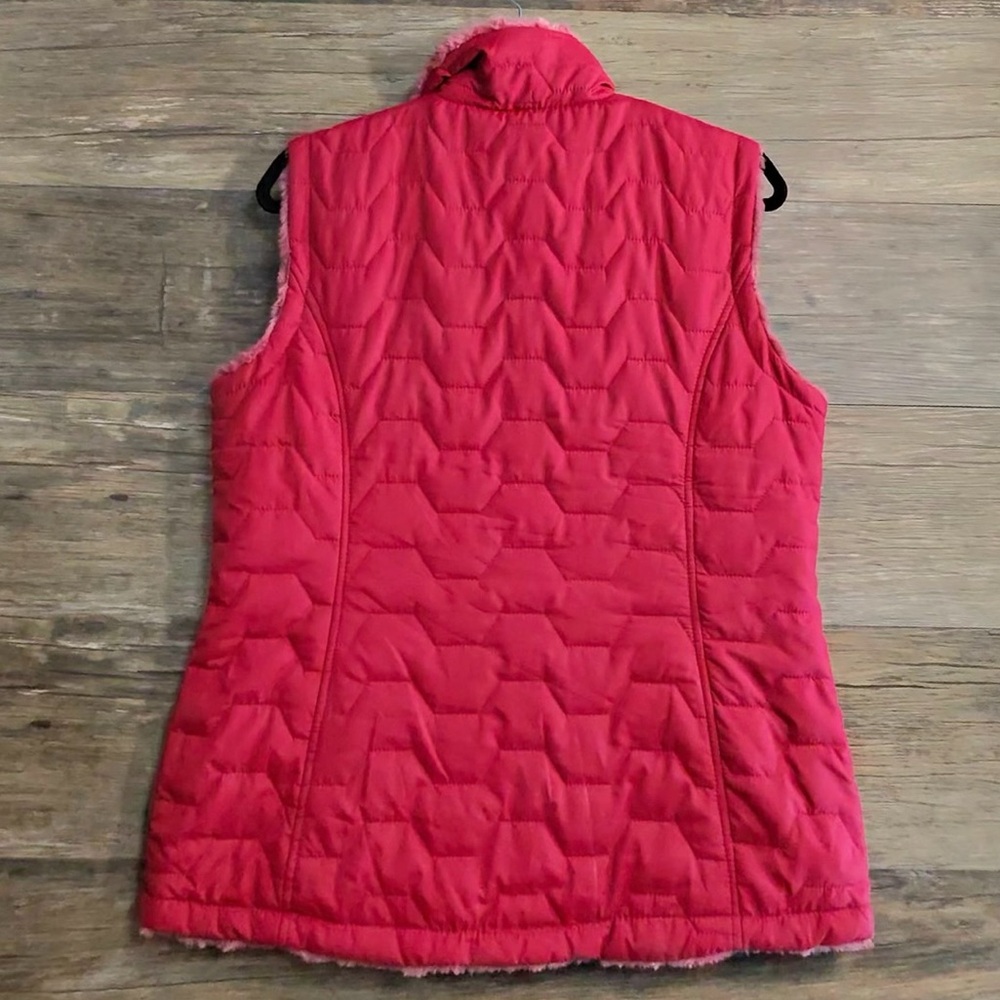 Free Country Women's Red Quilted Vest - Picture 3 of 9